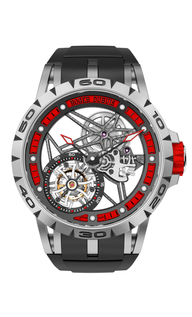 UK Roger Dubuis Excalibur Spider Skeleton Flying Tourbillon 45MM Fake Watches