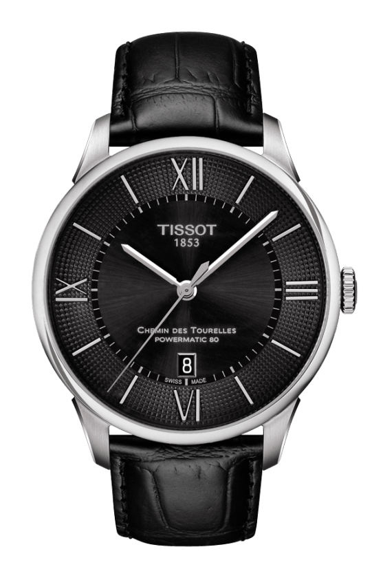 Black Dials Tissot T-Classic Chemin Des Tourelles Automatic Fake Watches